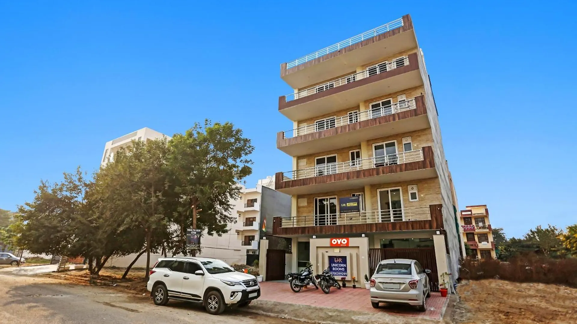 Hotel O Unicorn Rooms Near Omaxe Celebration Mall Gurgaon