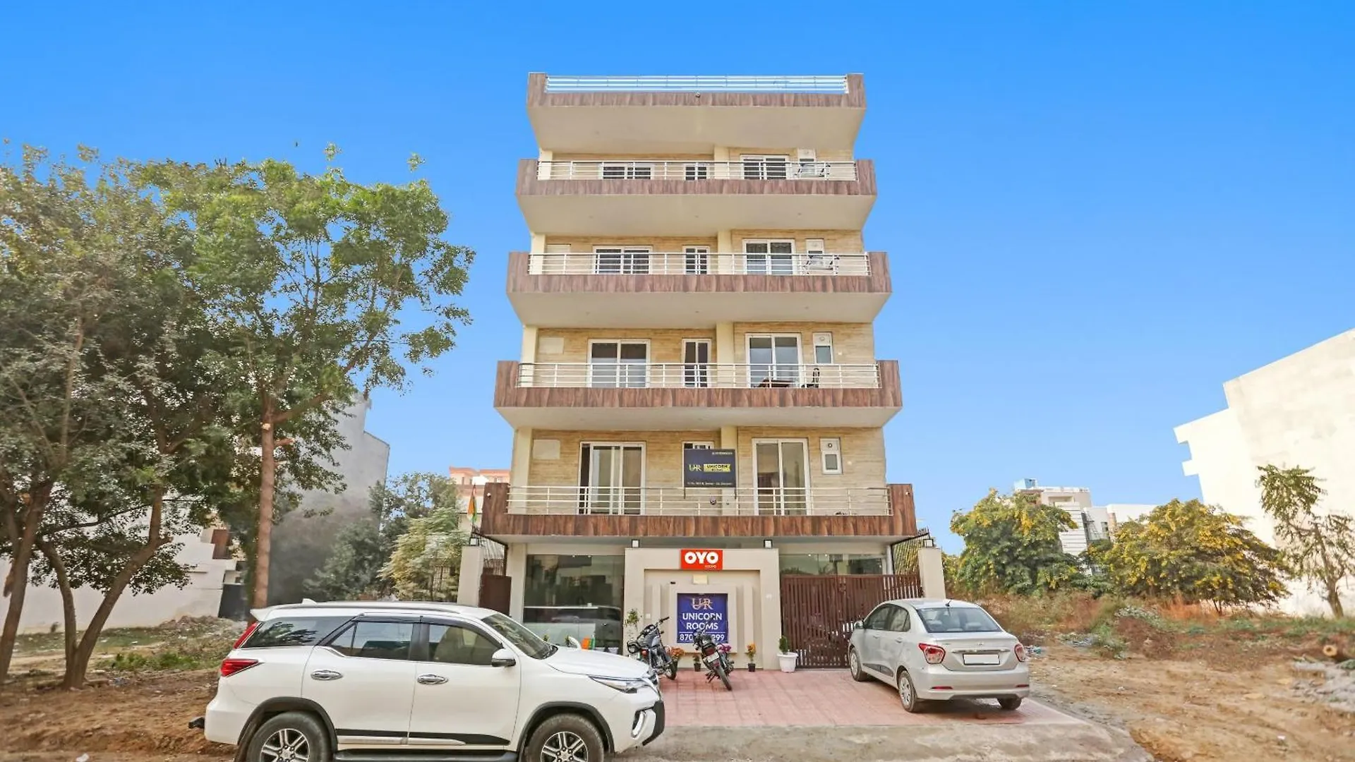 Hotel O Unicorn Rooms Near Omaxe Celebration Mall Gurgaon